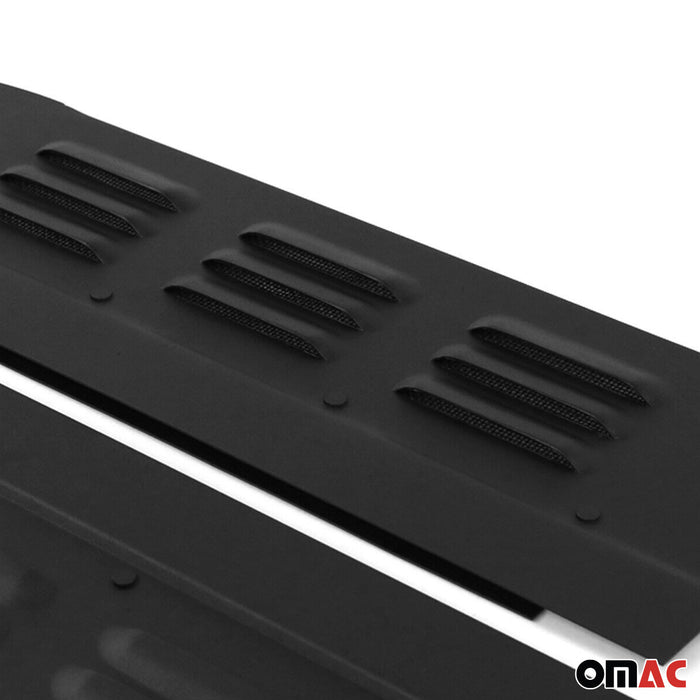 Car Ventilation Window Air Vent for RAM ProMaster 2014-2024 Black Aluminium 2Pcs