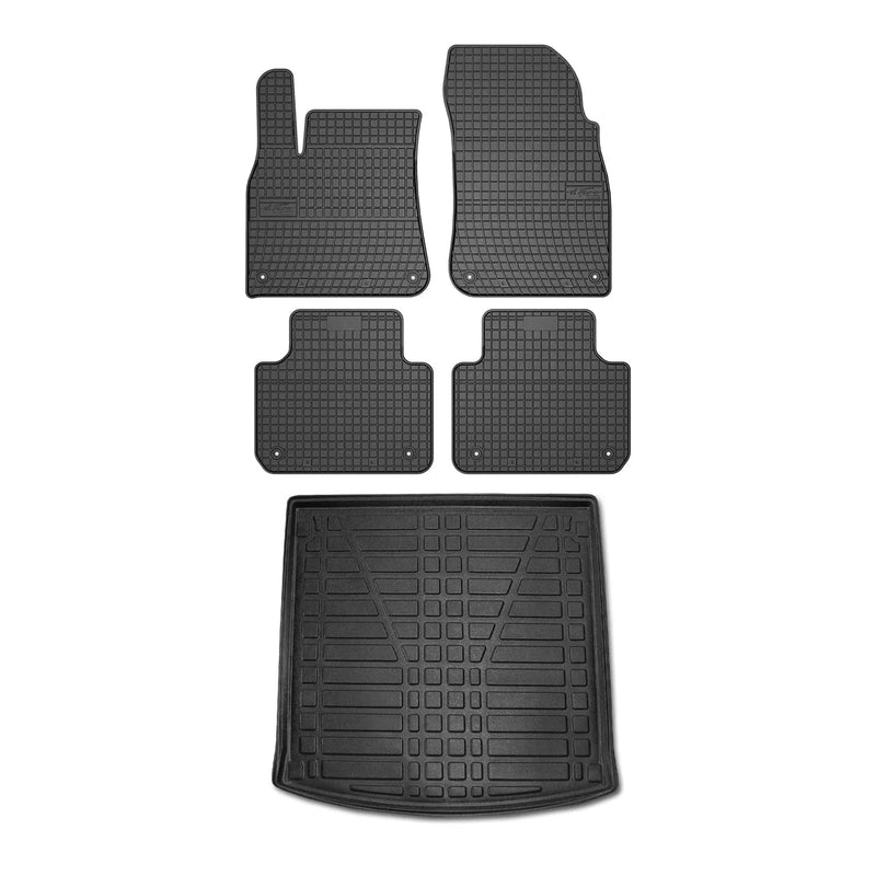 2019-2024 Porsche Cayenne Floor Mats & Cargo Liner Full Set All Weather Black