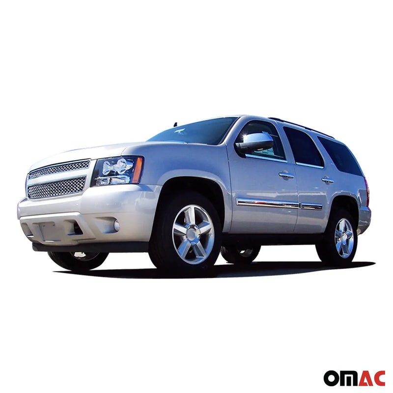 2007-2014 Chevrolet Tahoe Stainless Rocker Panel Trim 4 Pcs