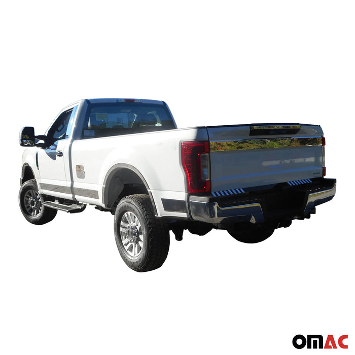 OMAC Stainless Steel Rear Bumper Trim 18Pc Fits 2017-2022 Ford Super Duty