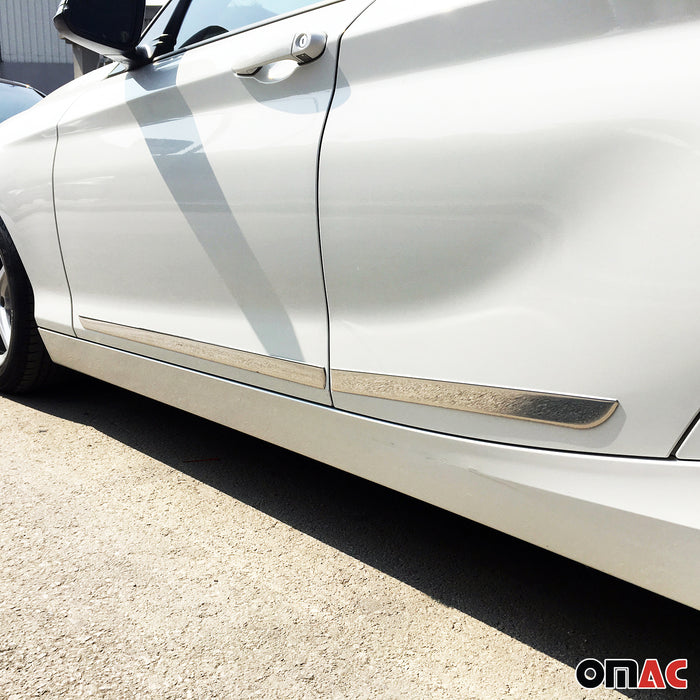 Side Door Trim For Mercedes-Benz Streamer Body Molding Silver Chrome S.Steel 4x