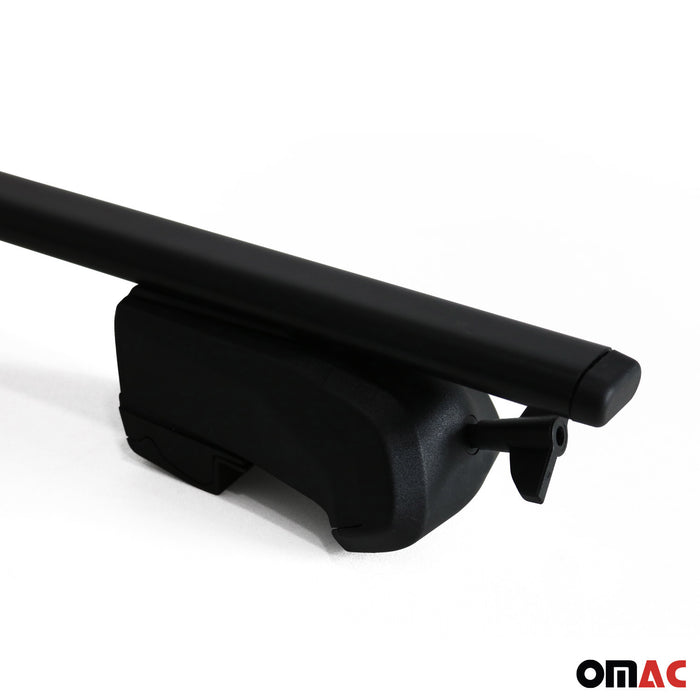 Roof Racks Luggage Carrier Cross Bars Iron for Acura MDX 2022-2024 Black 2Pcs