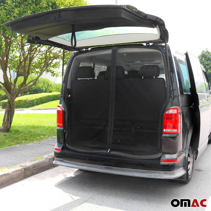 Mosquito Net Bug Magnetic Screen Tailgate for Ford Transit Connect Black 1Pc