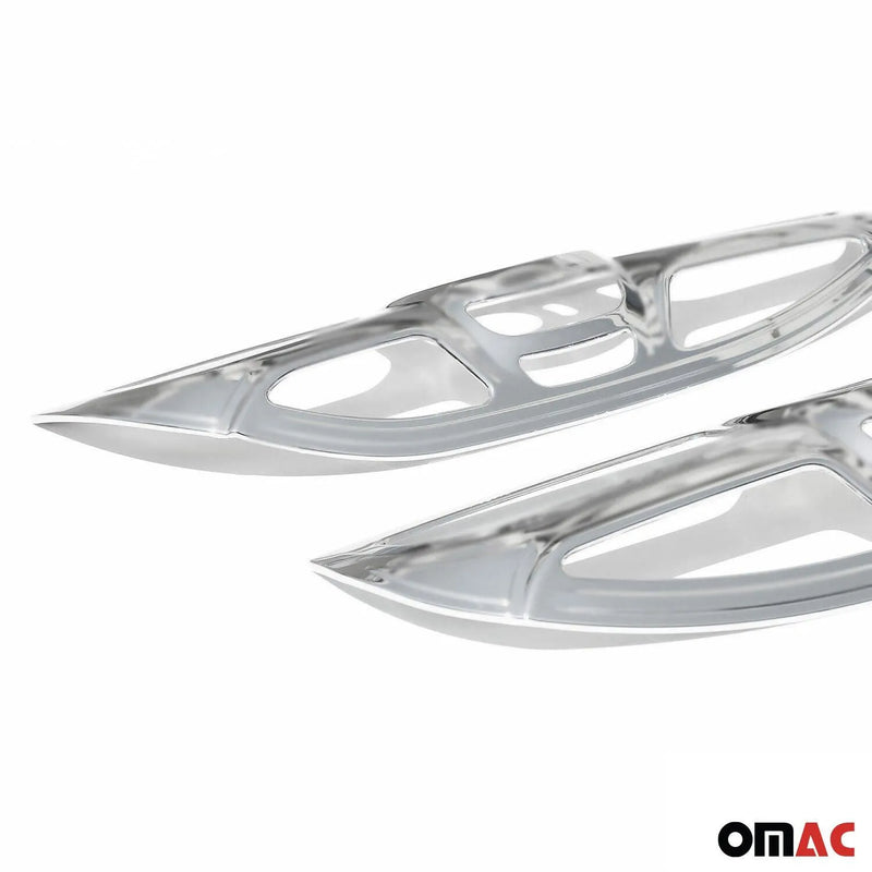 2015-2018 RAM ProMaster City Trunk Tail Light Trim Frame Chrome Silver 2Pcs