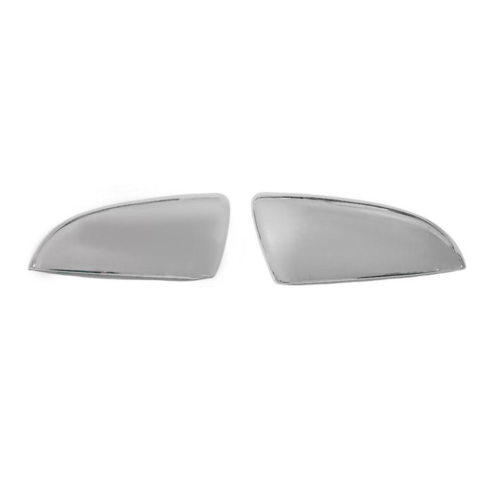 Side Mirror Cover Caps Fits Kia Forte 2014-2018 Steel Silver 2 Pcs