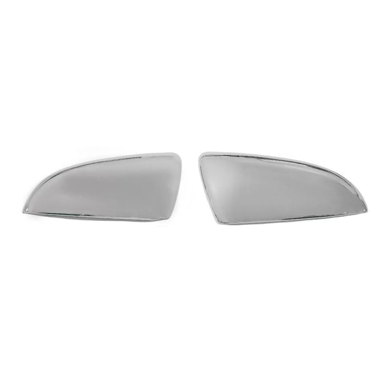 2014-2018 Kia Forte Side Mirror Cover Caps Steel Silver 2 Pcs