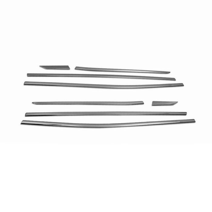 Window Molding Trim Streamer for Peugeot 3008 2016-2023 Stainless Steel Dark 8x