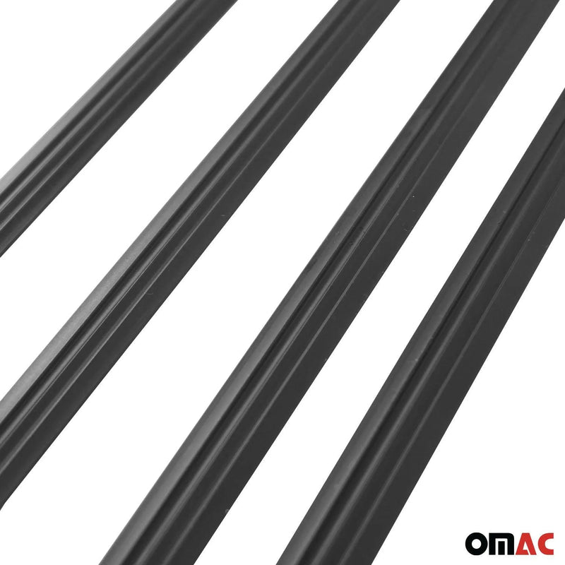 Side Door Molding Trim Skirt Garnish for Volvo S60 2011-2018 Black 4 Pcs