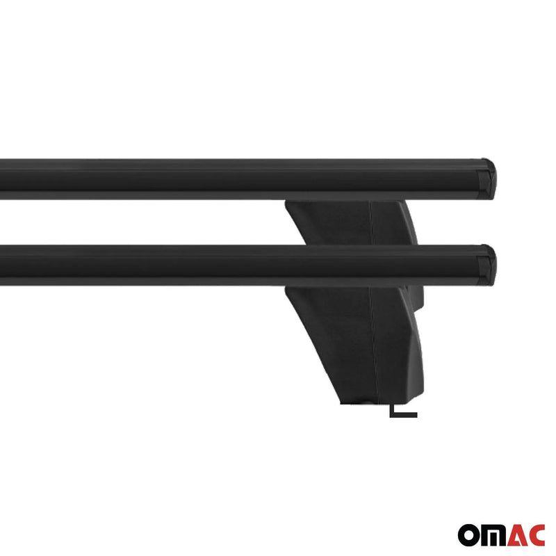 2004-2011 Ford Focus Roof Rack Cross Bars Black