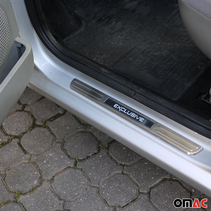 Door Sill Scuff Plate Illuminated for Mercedes Sprinter Exclusive Steel 2x