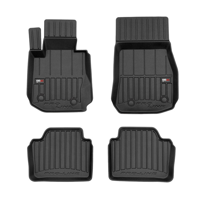 OMAC Premium Floor Mats for for BMW 4 Series F36 Gran Coupe 2014-2020 Black 4x