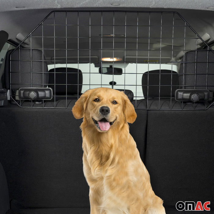 Car Dog Pet Barrier Adjustable Safety for SUV Mesh Back Seat Cargo Area