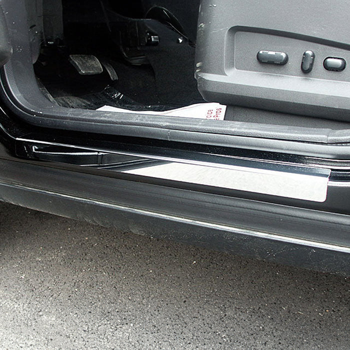 Stainless Steel Door Sill Trim 4Pc Fits 2007-2014 Ford Edge