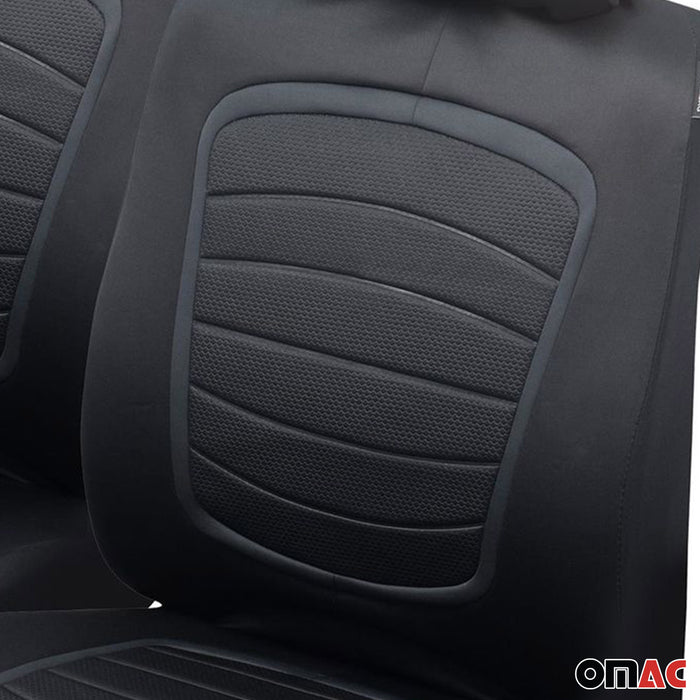 Gray Wetsuit Quilted Sport Seat Cover Premium Comfort