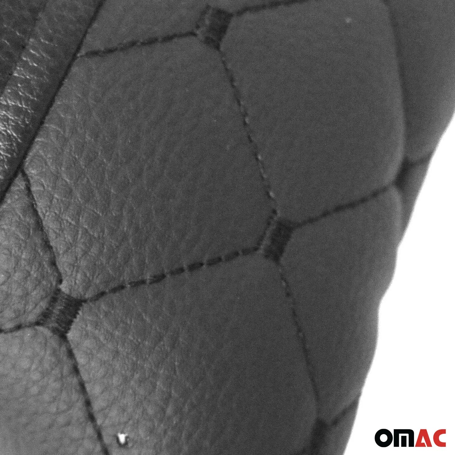 1x Car Seat Neck Pillow Head Shoulder Rest Pad PU Leather Black