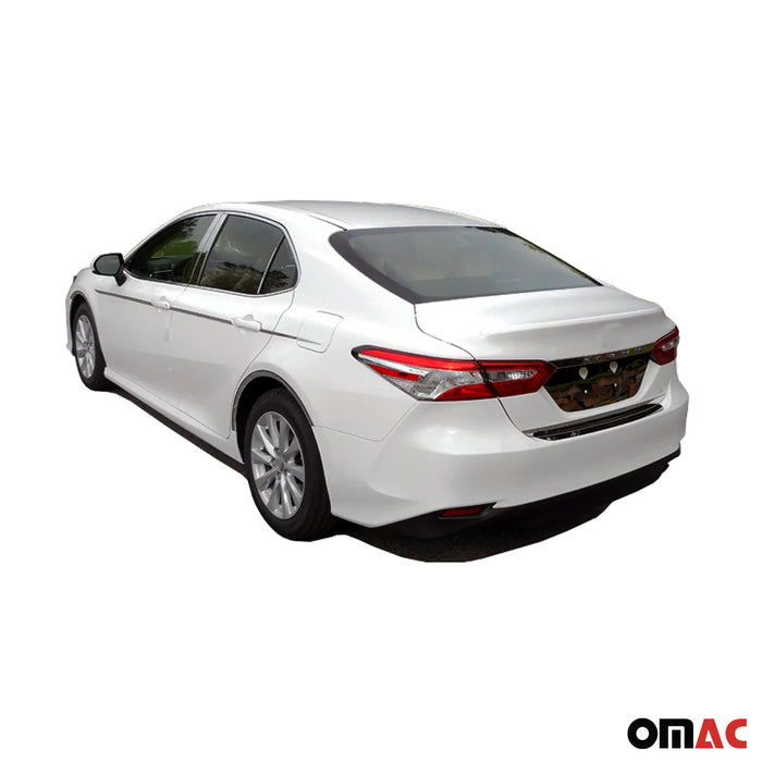 OMAC Stainless Steel Rear Bumper Accent 1Pc Fits 2018-2023 Toyota Camry