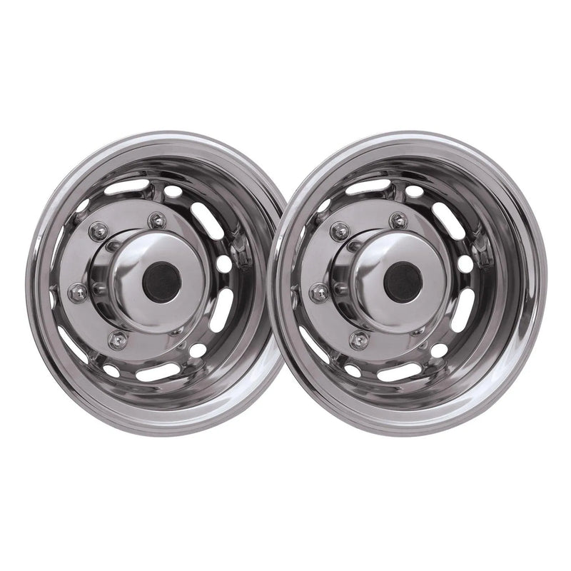 Nissan NV200 Wheel Simulator Hubcaps Rear Chrome Silver Steel