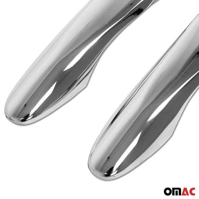 Car Door Handle Cover Protector for Nissan Micra 2016-2022 Steel Chrome 4 Pcs