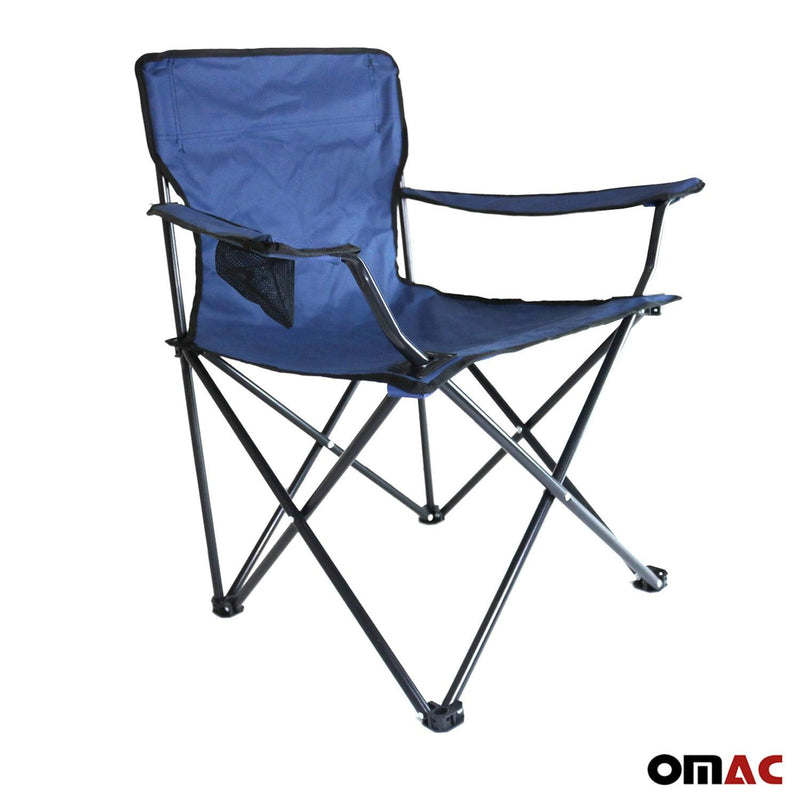 New Folding Camping Chair Beach Seat Outdoor with Cup Holder