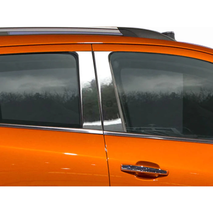Stainless Steel Pillar Trim 4Pc Fits 2015-2023 Chevrolet Trax