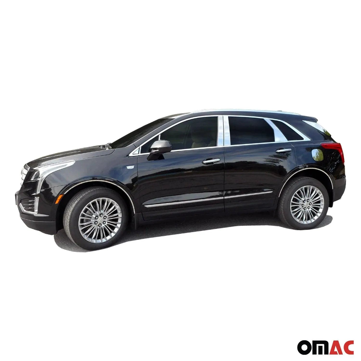 2017-2025 Cadillac XT5 Stainless Steel Pillar Trim 6 Pcs