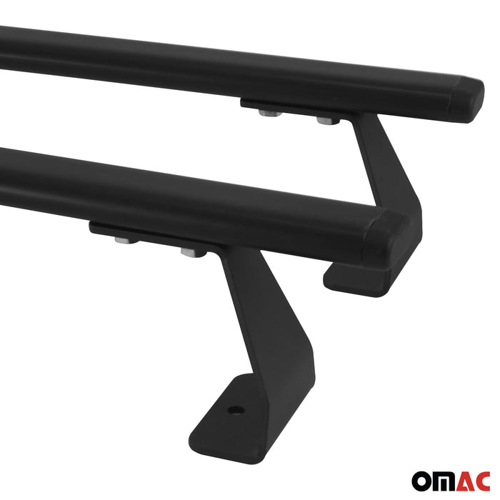 Trunk Bed Roof Racks Cross Bars for RAM ProMaster City 2015-2022 Metal Black