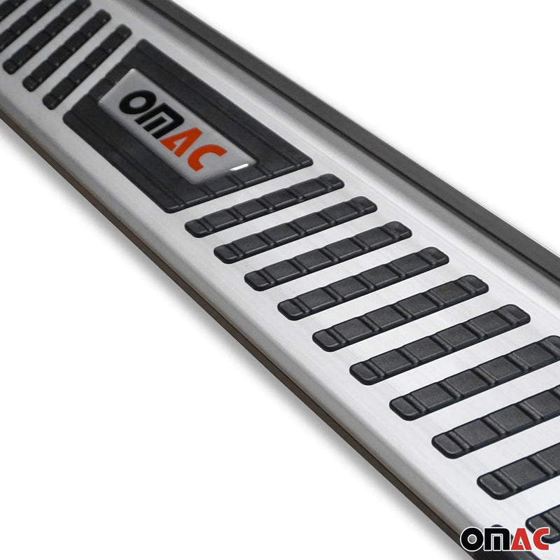 Side Step Nerf Bars Running Boards for RAM ProMaster City 2015-2022 Black Silver - OMAC USA