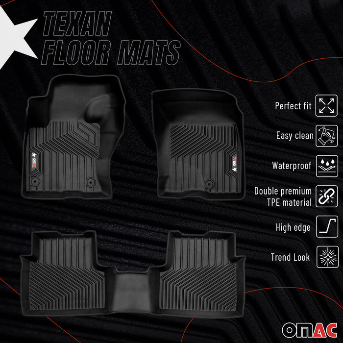 Floor Mats Ford Bronco Sport 2021-2023 All Weather High Edge