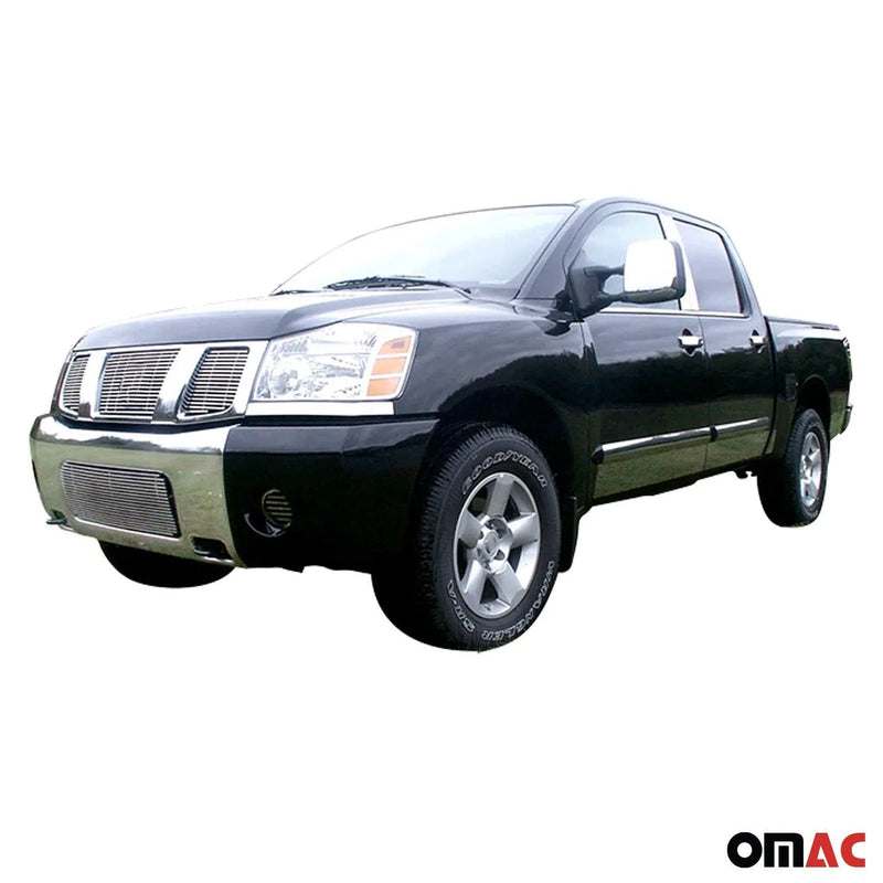 2004-2015 Nissan Titan OMAC Stainless Steel Rear Bumper Trim 31Pc