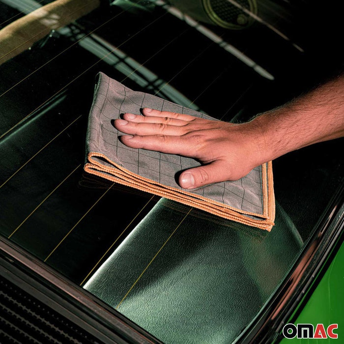 Premium Carbon Fiber Cloth Cleaning No-Scratch Rag Car Polishing Auto Detailing