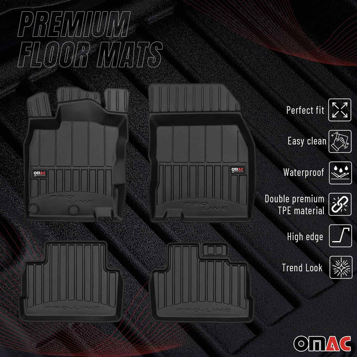 OMAC Premium Floor Mats for Nissan Rogue Sport 2017-2022 Waterproof Heavy Duty