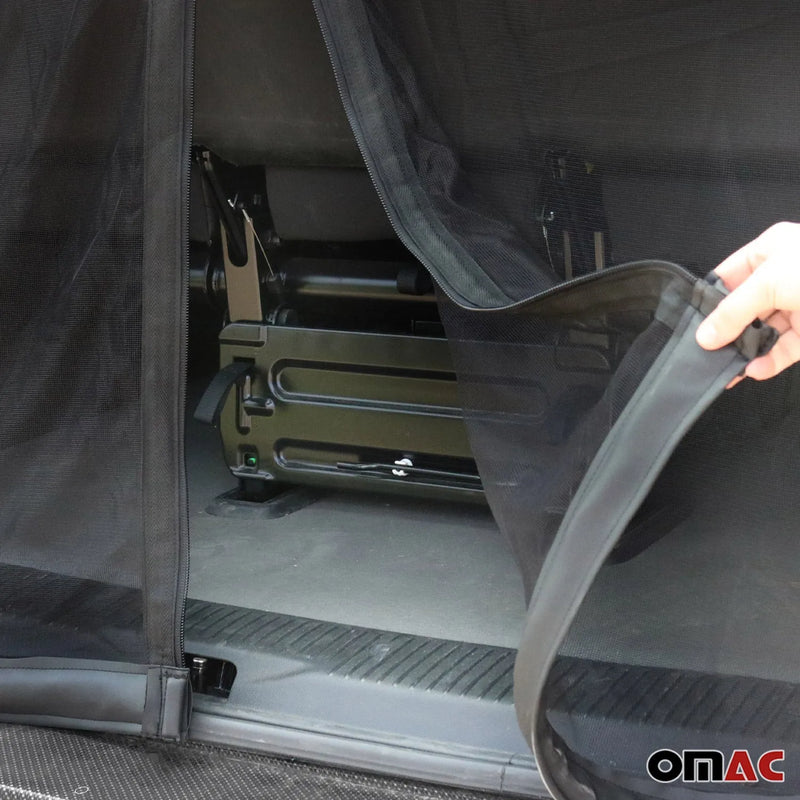 2014-2024 RAM ProMaster Mosquito Net Bug Magnetic Screen Tailgate Black 1Pc