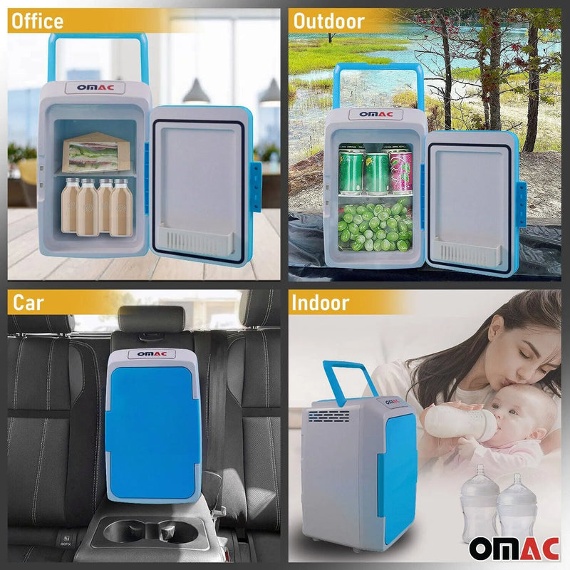 12L Portable Cooler and Warmer Car Refrigerator Outdoor 12V Mini Camping Fridge