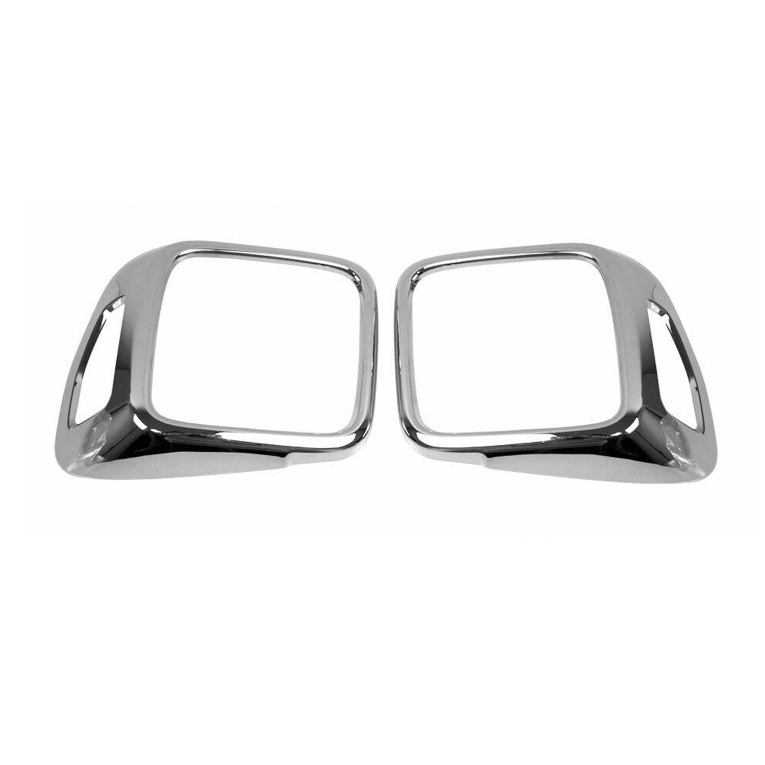 2015-2024 Jeep Renegade Trunk Tail Light Trim Frame Chrome Silver 2 Pcs
