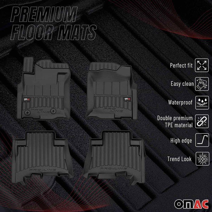 OMAC Premium Floor Mats for Lexus GX 460 2010-2023 All-Weather Heavy Duty 4x