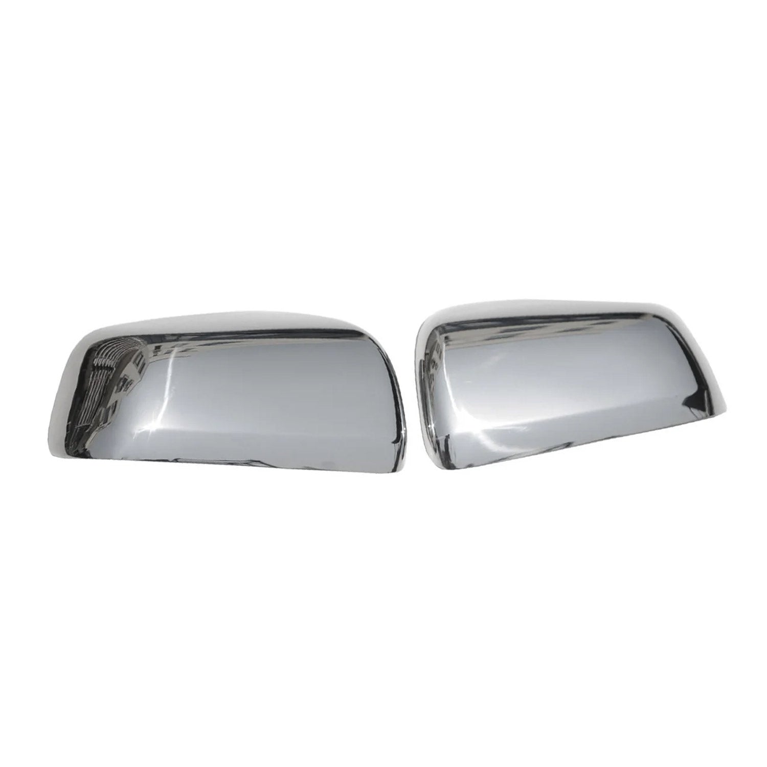 2008-2017 Mitsubishi Lancer Side Mirror Cover Caps Stainless Steel Silver 2 Pcs
