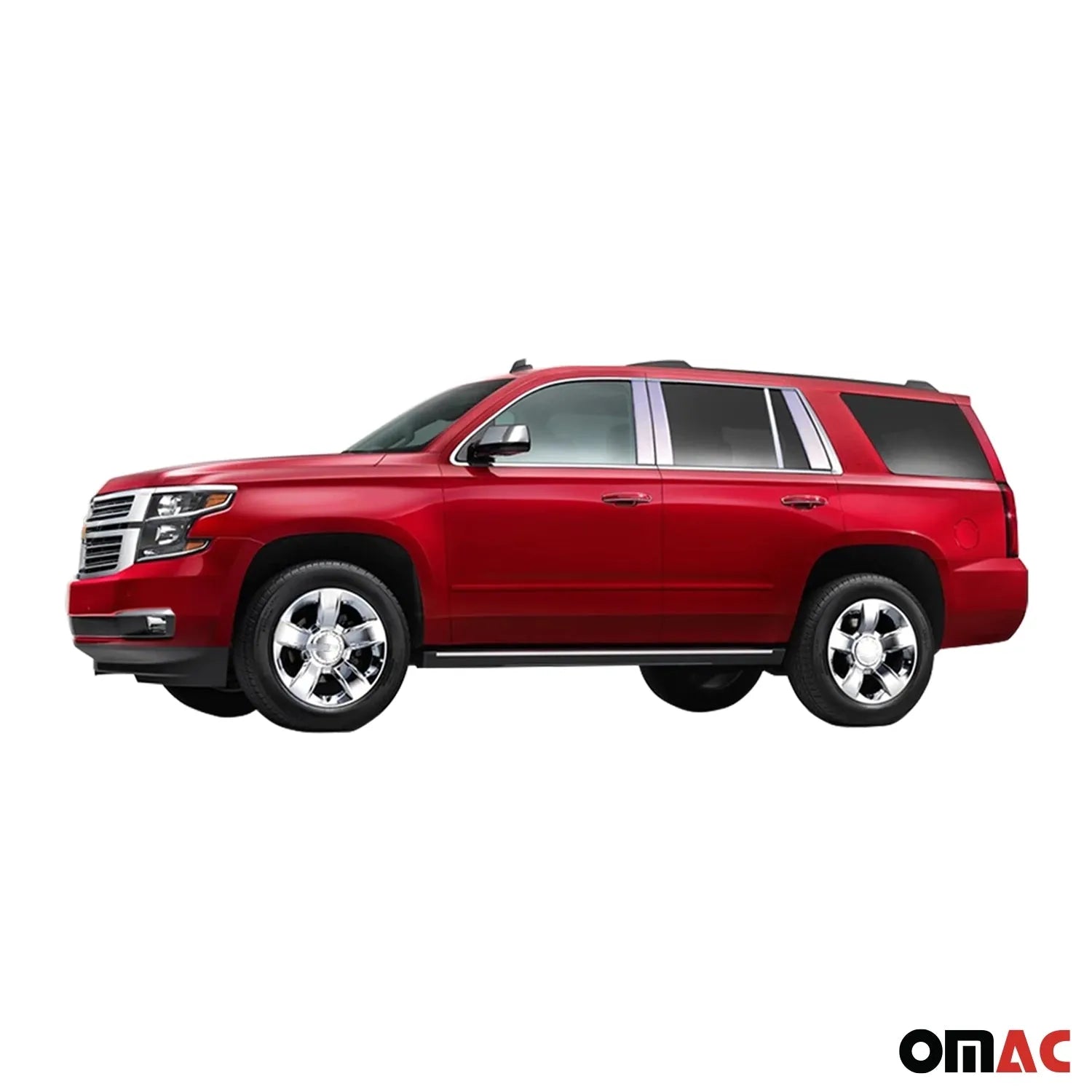 2021-2025 Chevrolet Tahoe Stainless Steel Wheel Well Trim 4 Pcs