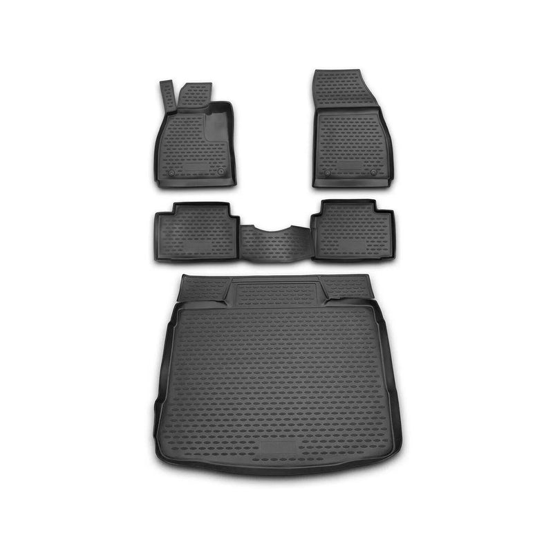 2011-2017 Buick Regal Floor Mats & Cargo Liner Full Set All Weather Black