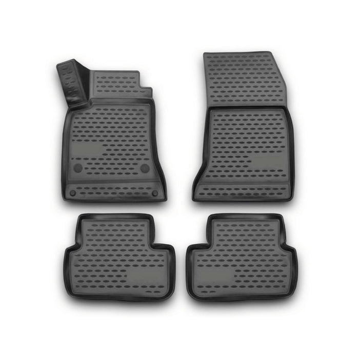 Floor Mats Liner For Mercedes CLA-Class 2014-2019 All Weather Molded 3D Black 4x