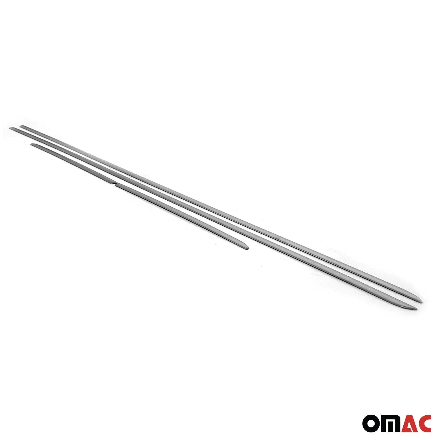 2013-2017 Hyundai Elantra GT Side Door Molding Trim Skirt Garnish Stainless Steel 4x