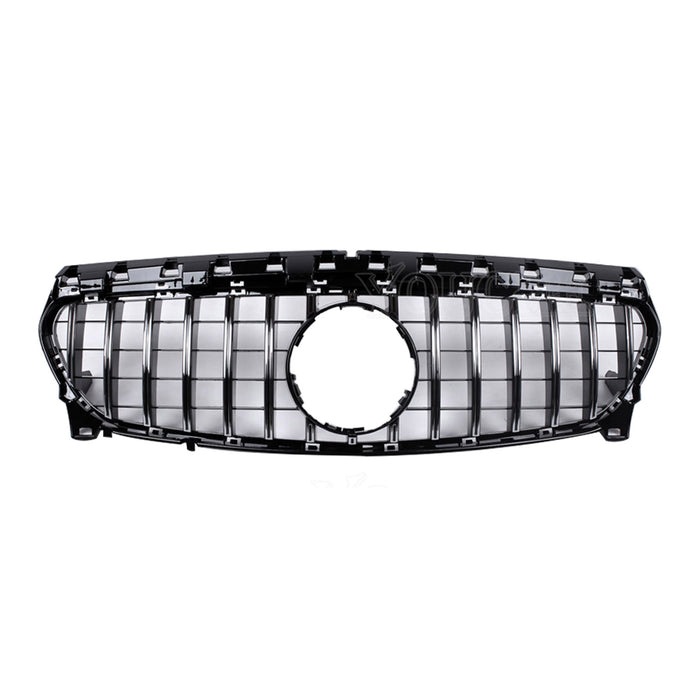 Front Bumper Grille for Mercedes A Class W117 2013-2019 GT Silver