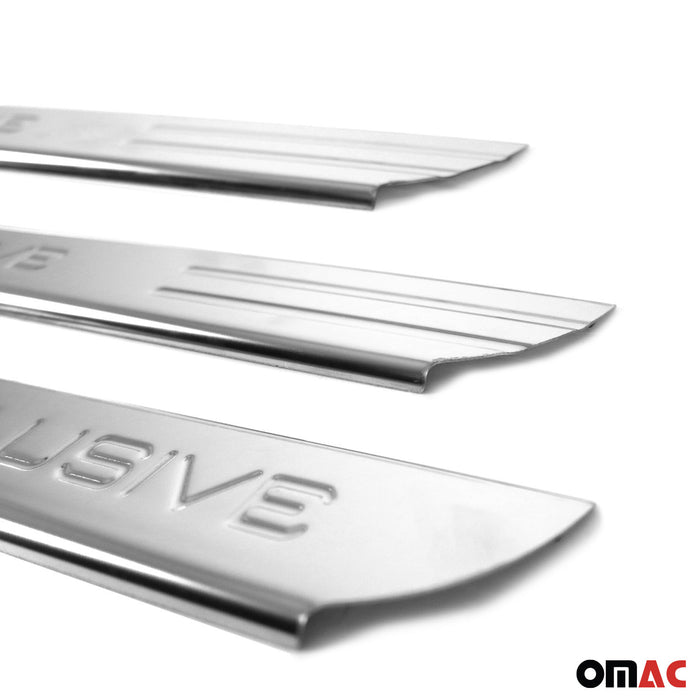 Door Sill Scuff Plate Scratch for Toyota RAV4 2006-2012 Exclusive Steel 4x