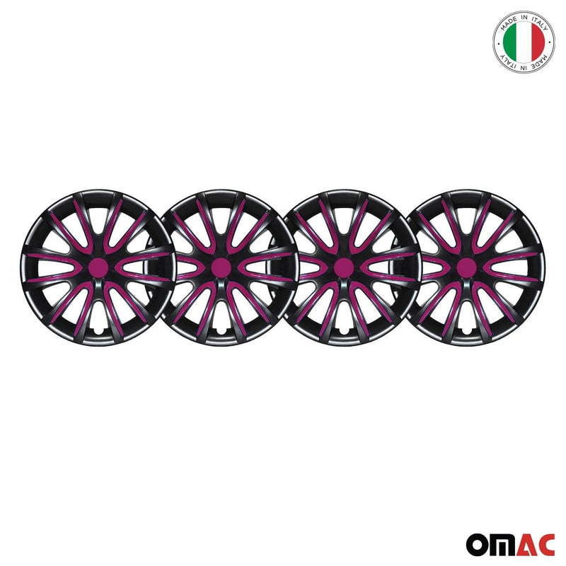 16" Wheel Covers Hubcaps for Honda Civic Black Violet Gloss - OMAC USA