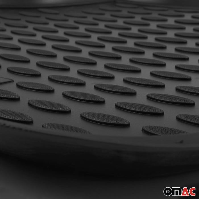 OMAC Cargo Mats Liner for Jeep Compass 2017-2024 Lower Waterproof TPE Black