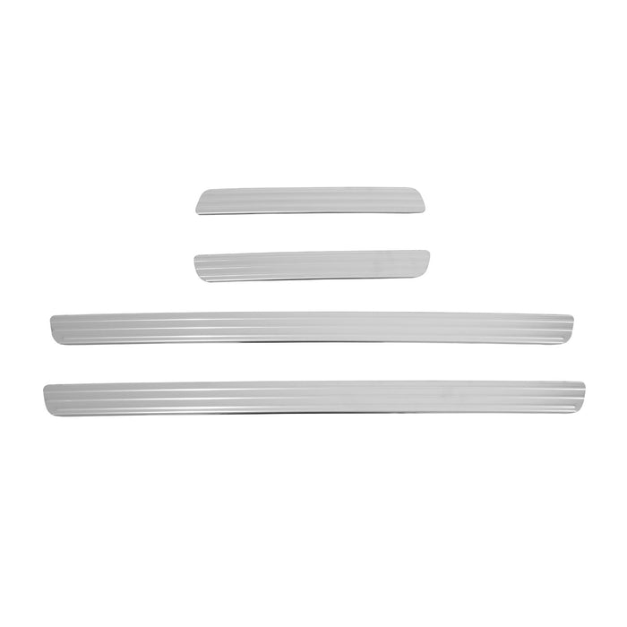 Door Sill Scuff Plate Scratch Protector for VW Golf Mk7 2015-2021 Steel 4 Pcs