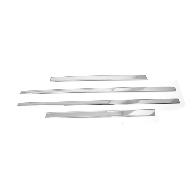 2017-2022 Kia Sportage Side Door Molding Trim Skirt Garnish Steel Silver 4Pcs