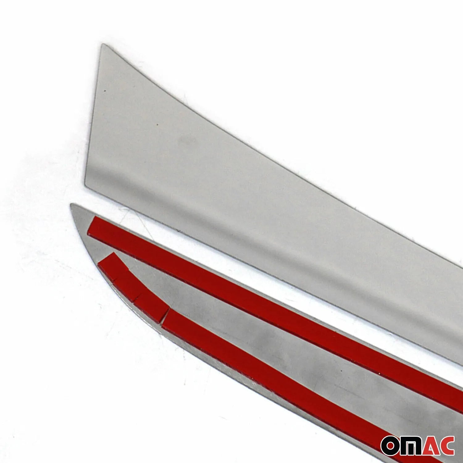 2017-2025 Jeep Compass Trunk Wing Side Trim Silver Stainless Steel 2 Pcs