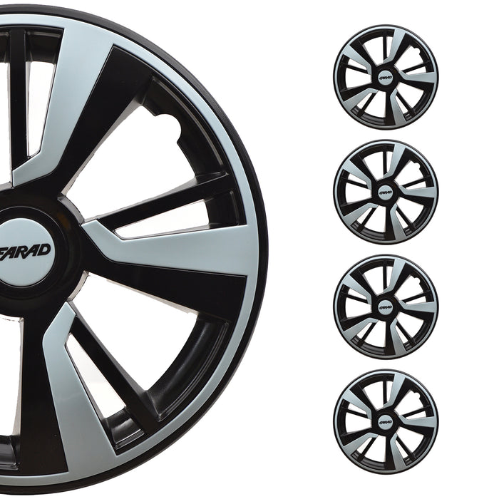 15" Wheel Covers Hubcaps Fits Ford Light Blue Black Gloss