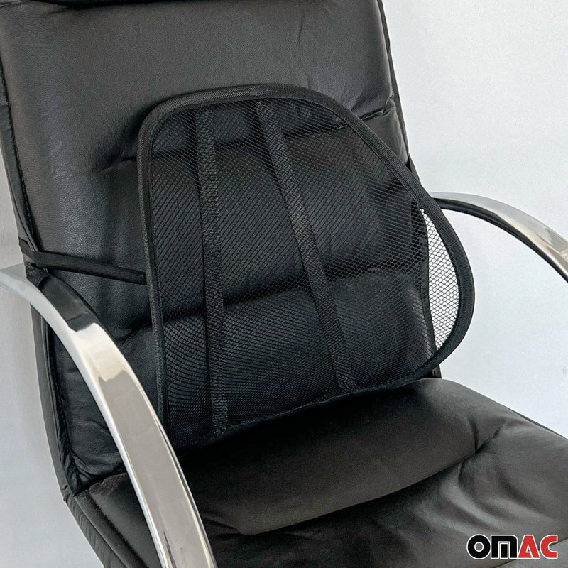 Lower Back Support Black Mesh Fits Office Chair Suite Car Seat