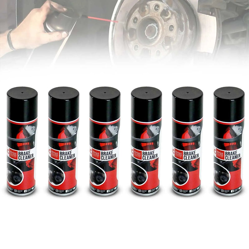 OMAC Brake Caliper Cleaner Spray ABS Disc Cleaner Easy & Quick 17 Oz 6 Pcs